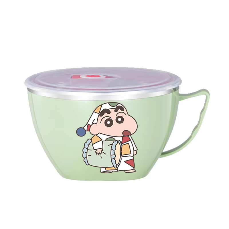 Crayon Shin-chan Noodle Bowl L - Food Storage On Table recension och pris