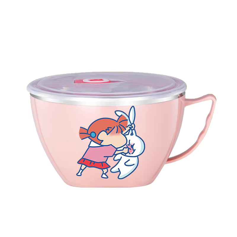 Crayon Shin-chan Noodle Bowl L - Food Storage On Table recension och pris