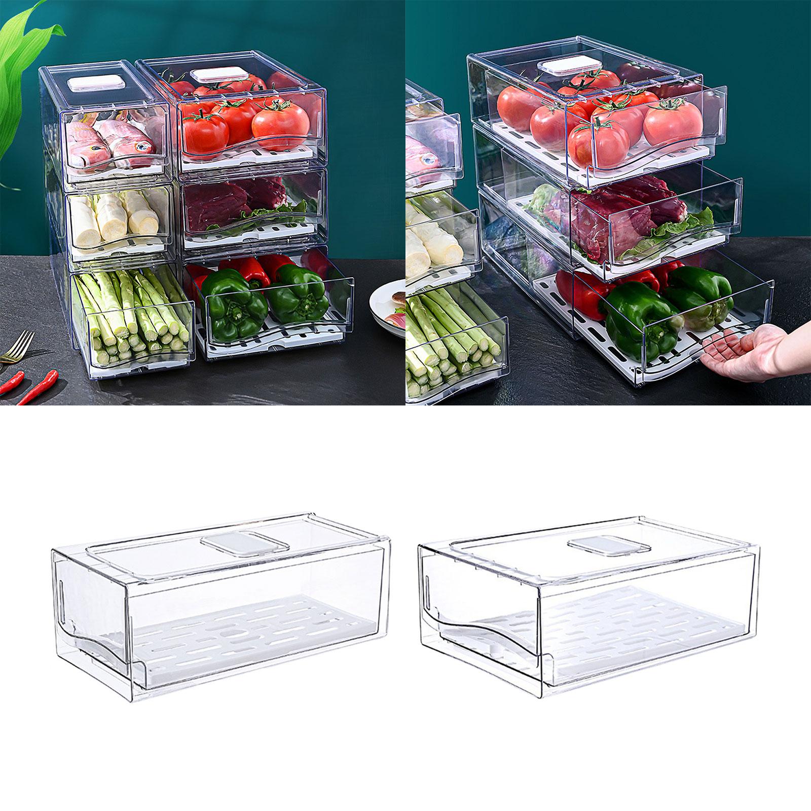 Fridge Drawer Bins Pantry Orga - Food Storage Without Pantry recension och pris