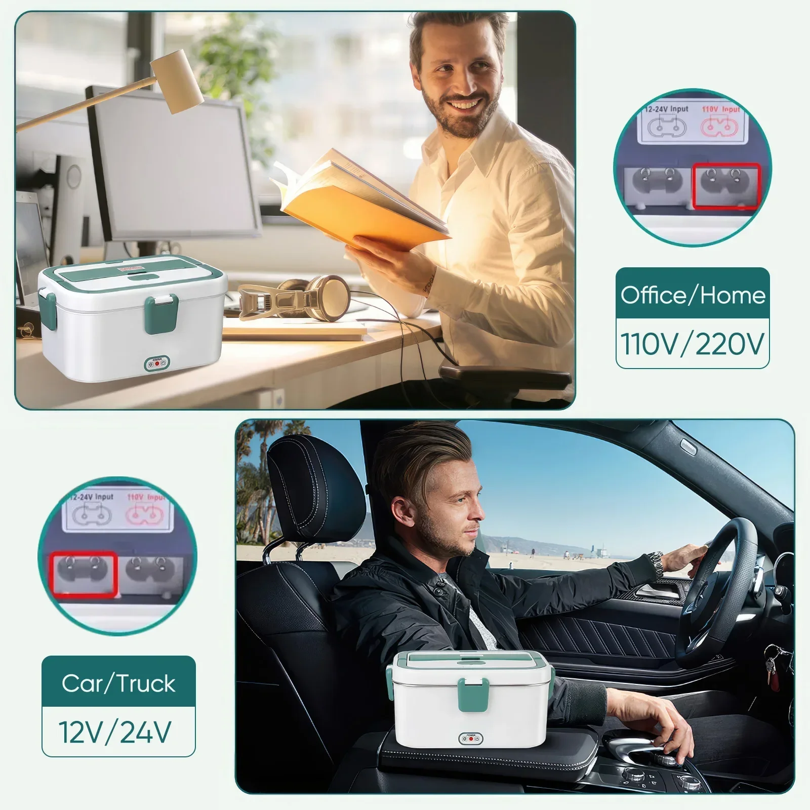 Electric Lunch Box Food Warmer - Food Storage For Camping recension och pris