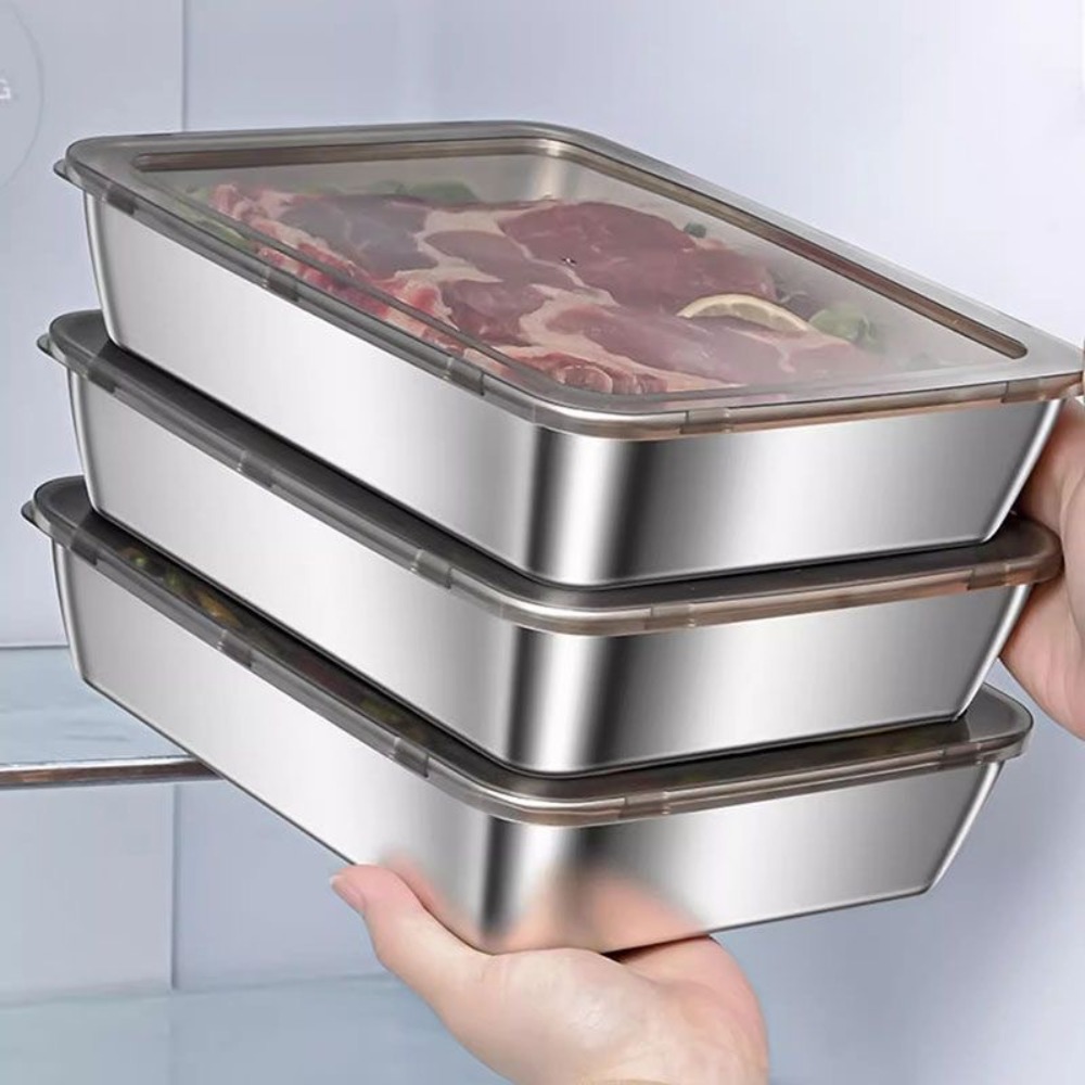 Food Grade Stainless Steel Ser - Food Storage On Table recension och pris