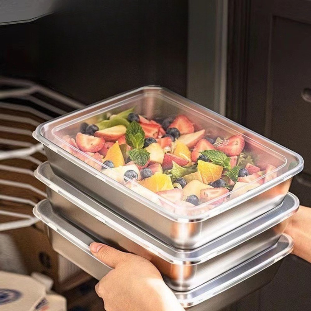 Food Grade Stainless Steel Ser - Food Storage On Table recension och pris