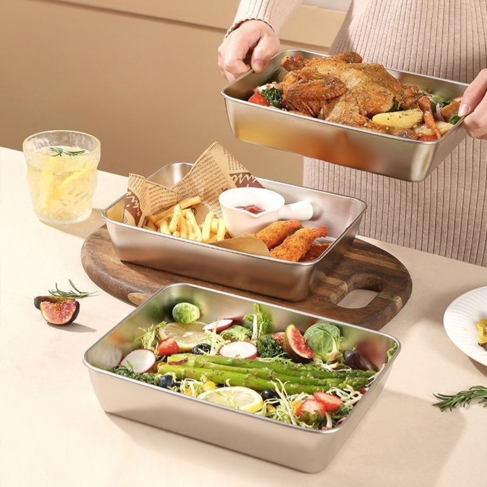 Food Grade Stainless Steel Ser - Food Storage On Table recension och pris