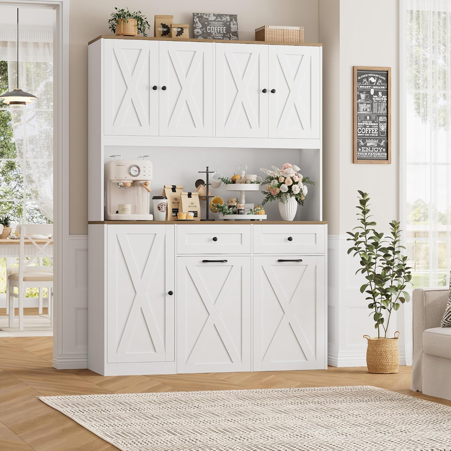 Kitchen Pantry Storage Cabinet - Food Storage Without Pantry recension och pris