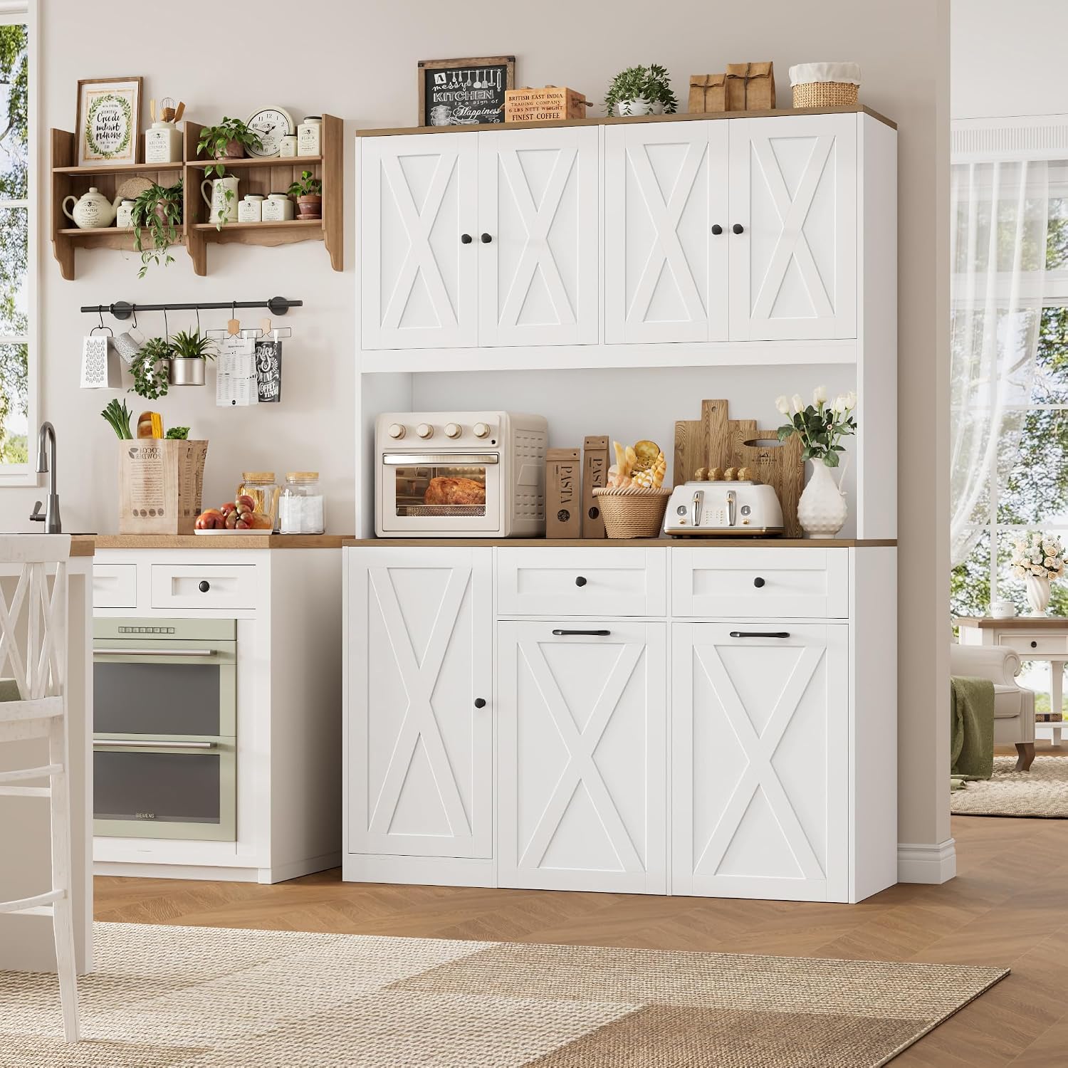 Kitchen Pantry Storage Cabinet - Food Storage Without Pantry recension och pris