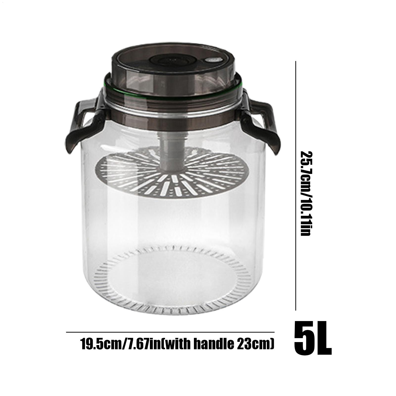 Pickle Jars with Lids 5L Round - Food Storage Lidl recension och pris
