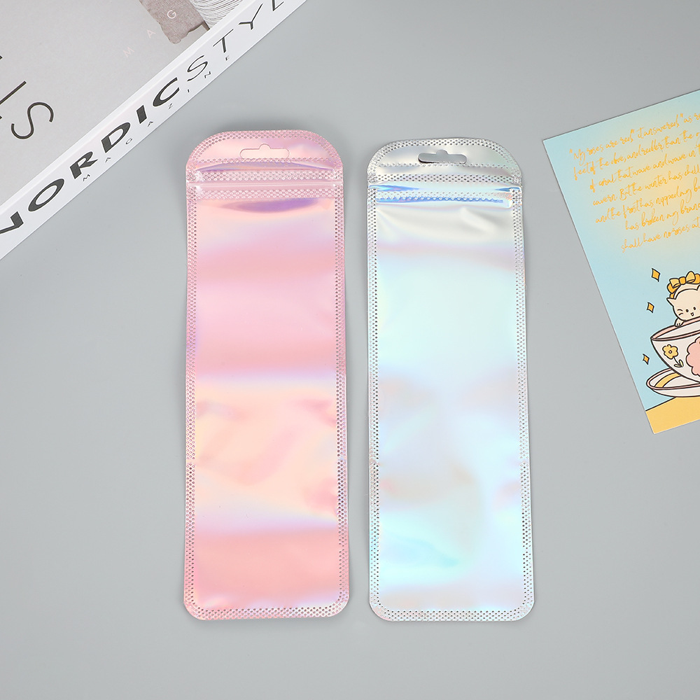 50pcs Long Holographic Packagi - Food Storage Ziploc Bags recension och pris