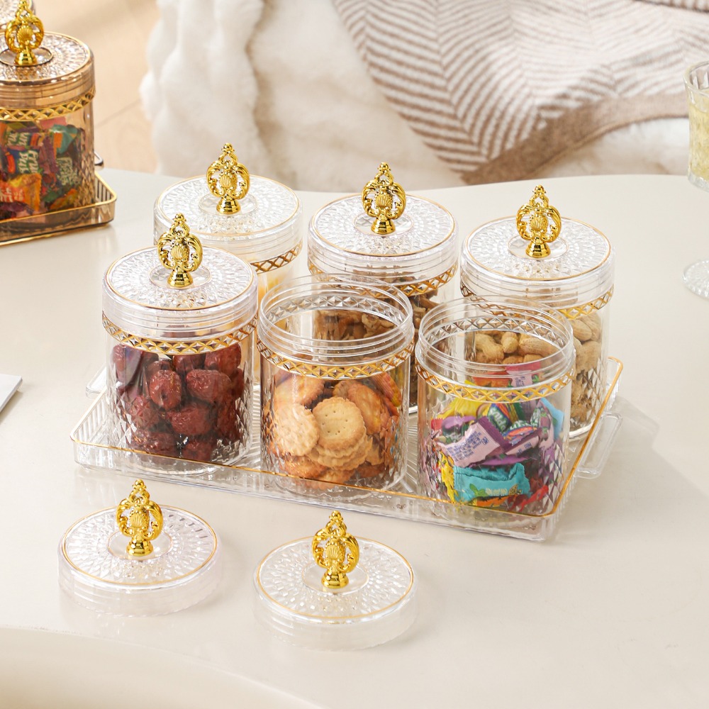 Acrylic Storage Jars Set with  - Food Storage Lidl recension och pris