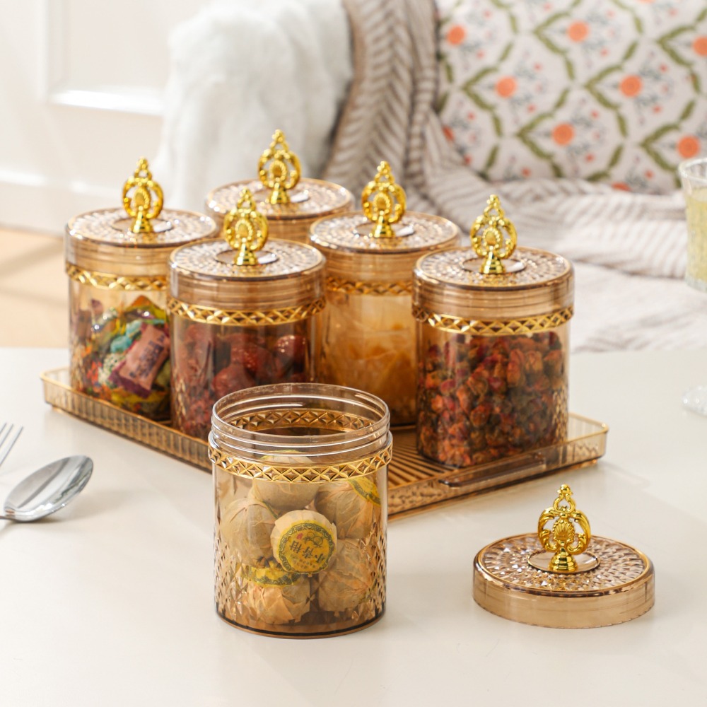 Acrylic Storage Jars Set with  - Food Storage Lidl recension och pris