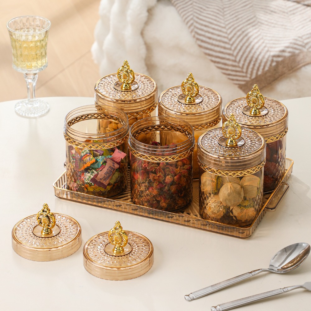 Acrylic Storage Jars Set with  - Food Storage Lidl recension och pris