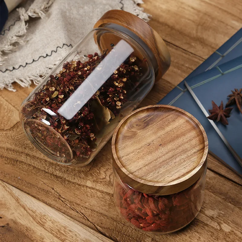 Kitchen Sealed Wooden Lid Glas - Food Storage Lidl recension och pris