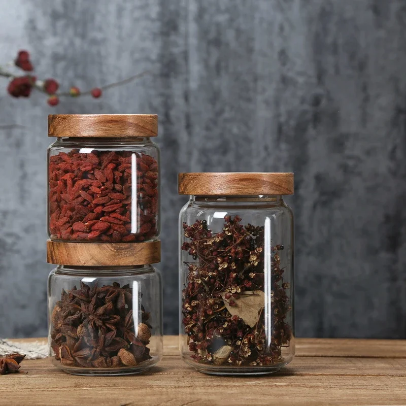 Kitchen Sealed Wooden Lid Glas - Food Storage Lidl recension och pris