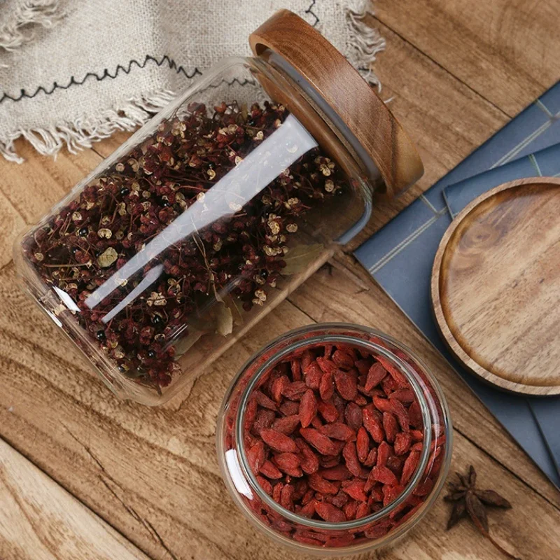 Kitchen Sealed Wooden Lid Glas - Food Storage Lidl recension och pris
