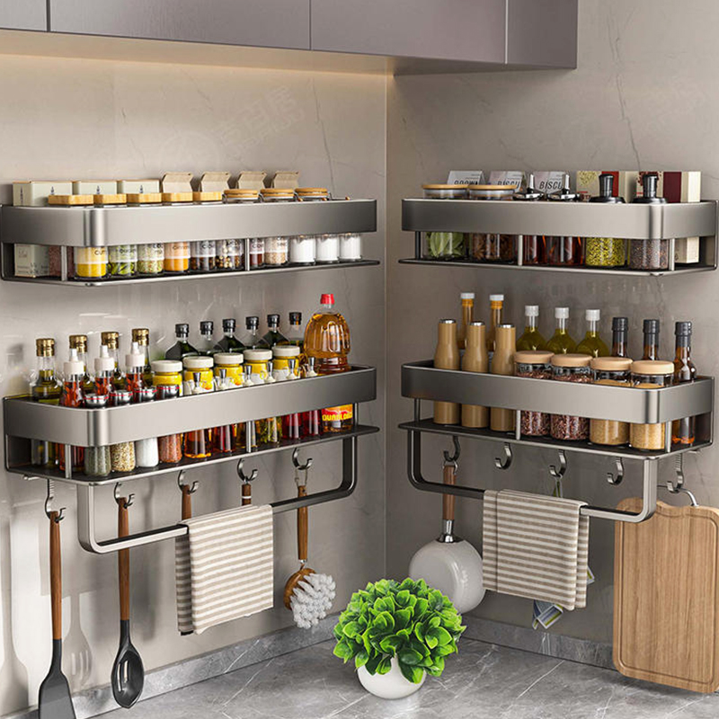 Aluminum Kitchen Rack Kitchen  - Food Storage Shelving recension och pris