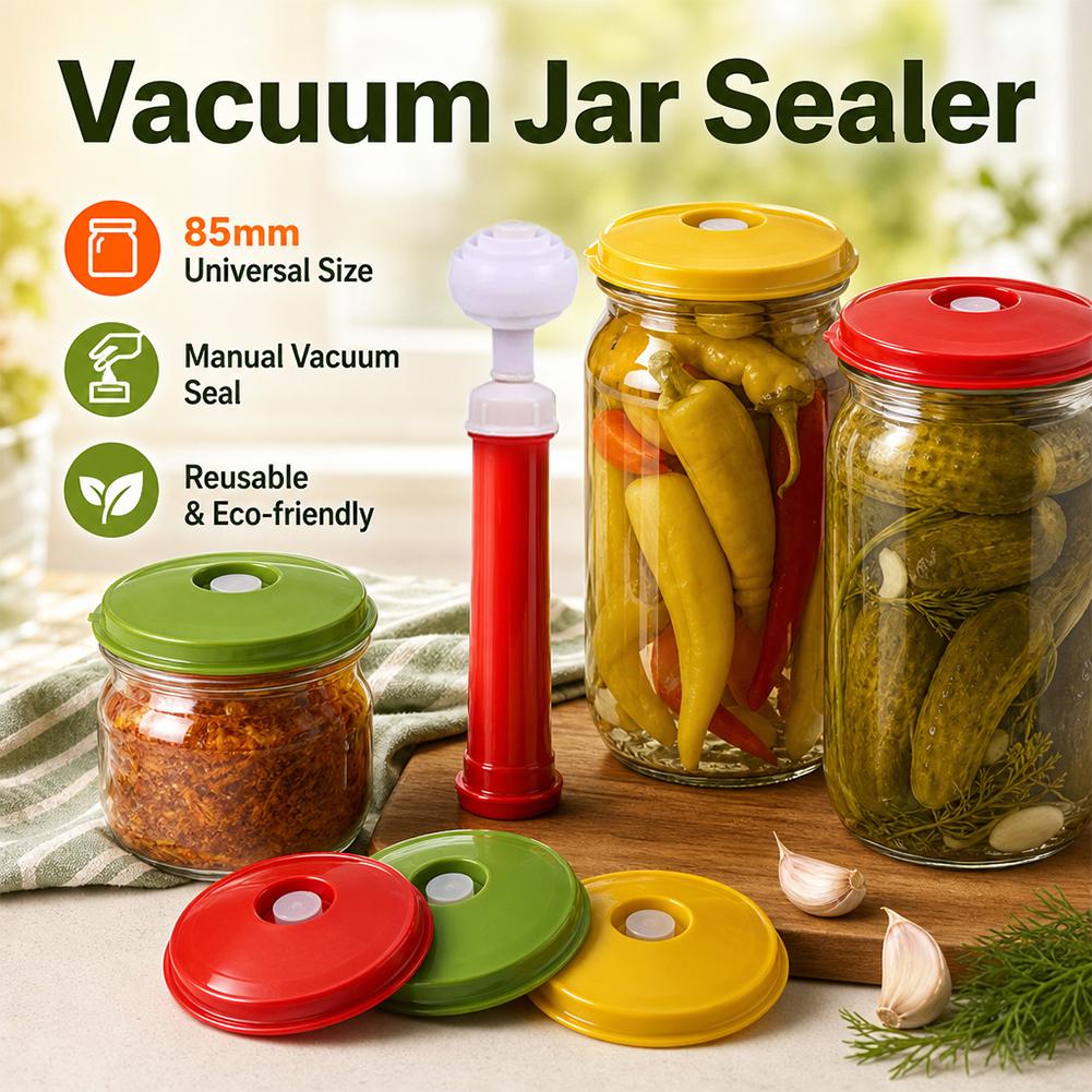 Vacuum Sealer Jar Lids With Va - Food Storage Vacuum Pump recension och pris