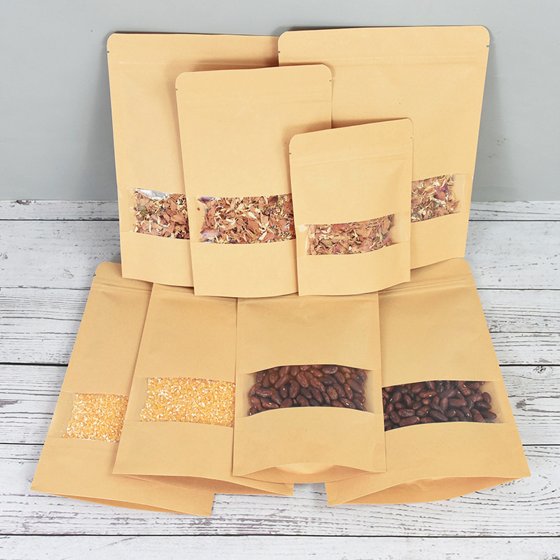 20/50pcs Kraft Paper Zip Lock  - Food Storage Ziploc Bags recension och pris