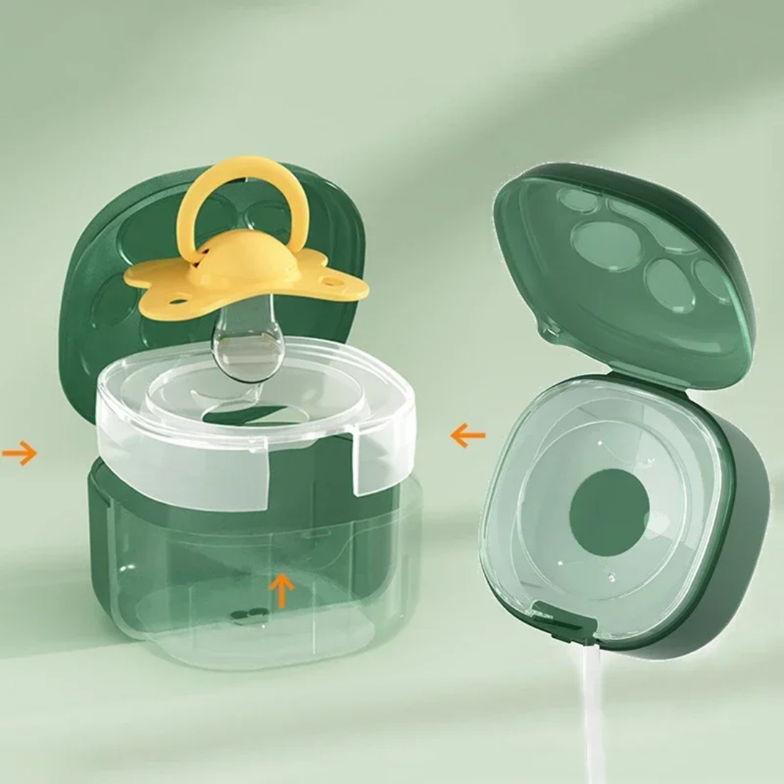 Food Grade Silicone Pacifier B - Food Storage For Baby recension och pris