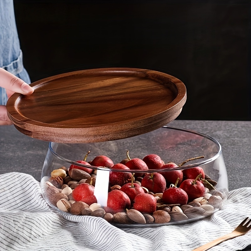 Glass Canisters with Wooden Li - Food Storage Lidl recension och pris
