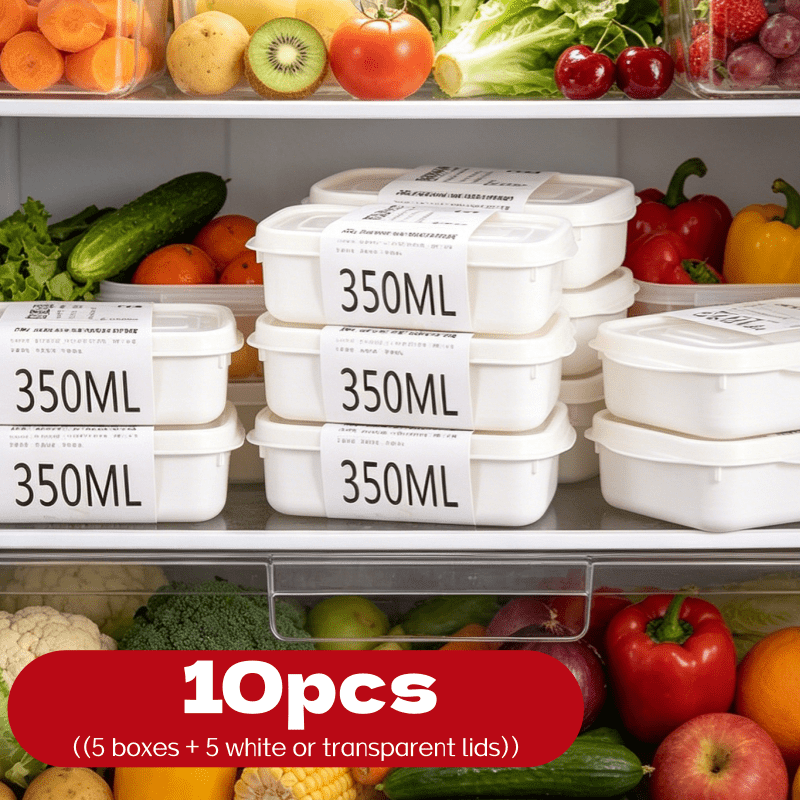 10Pcs Reusable Stackable Food  - Food Storage Canister recension och pris