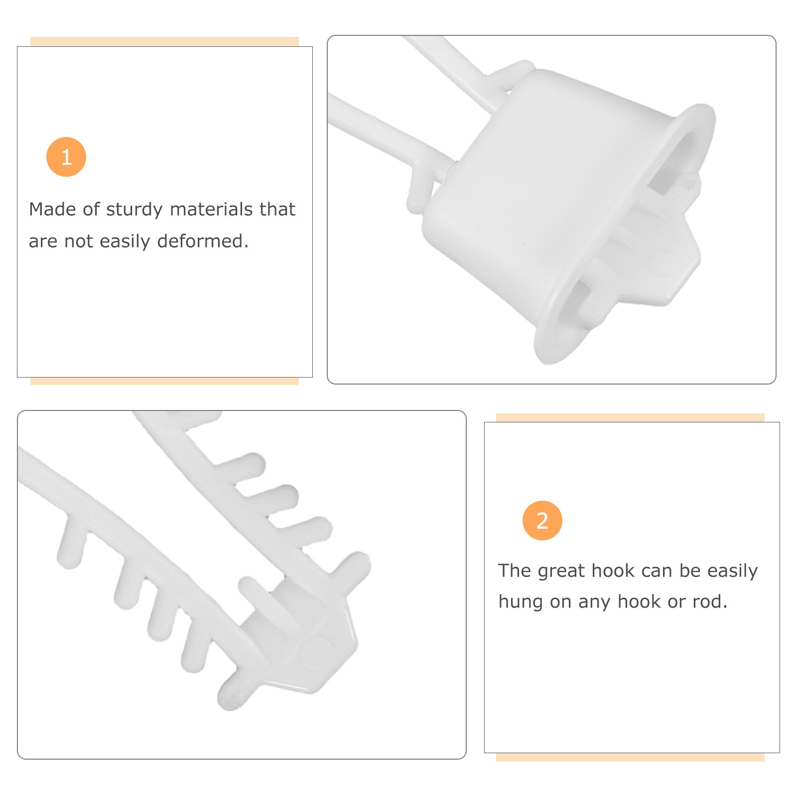 200Pcs Plastic Mesh Bag Clasps - Produce Bag Reusable Mesh recension och pris