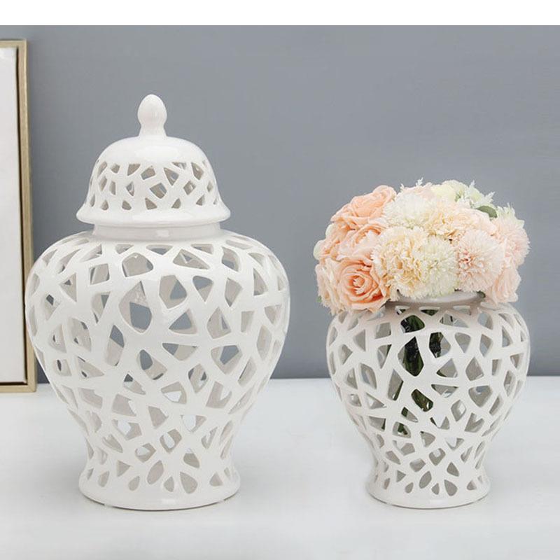 Hollow-out Ceramic Storage Jar - Food Storage Lidl recension och pris