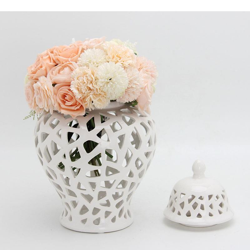 Hollow-out Ceramic Storage Jar - Food Storage Lidl recension och pris
