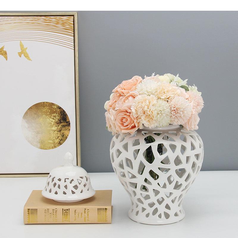 Hollow-out Ceramic Storage Jar - Food Storage Lidl recension och pris