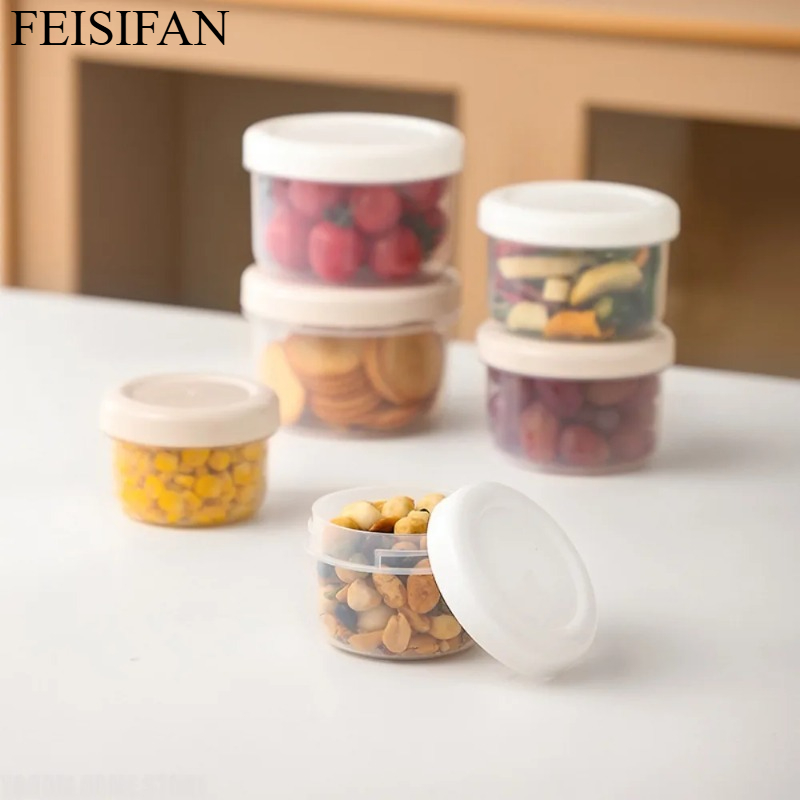 Portable Round Plastic Food St - Food Storage Containers Plastic Box recension och pris