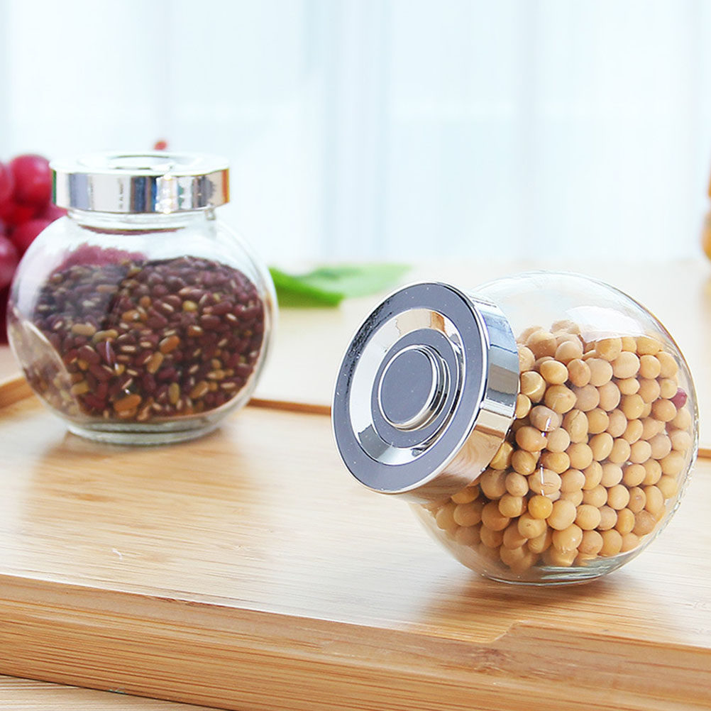 8Pcs Lightweight Portable Glas - Food Storage Canister recension och pris