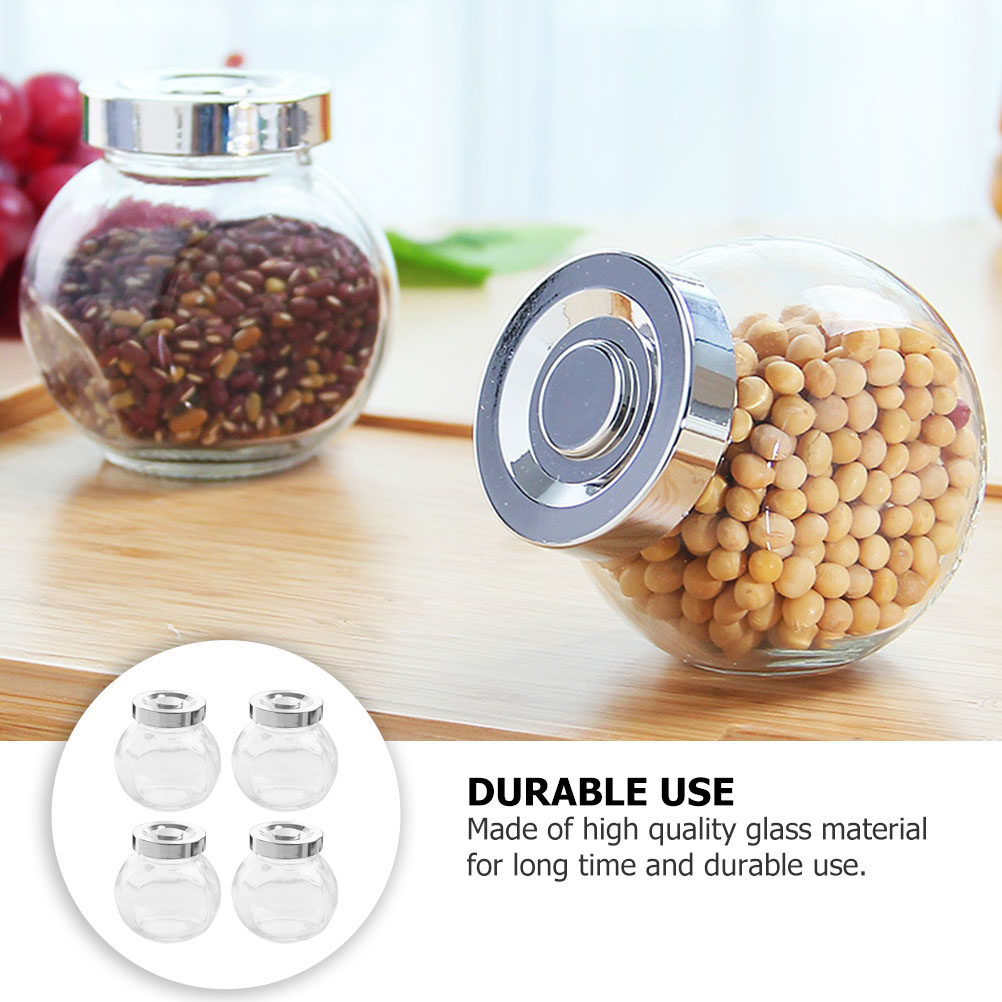 8Pcs Lightweight Portable Glas - Food Storage Canister recension och pris