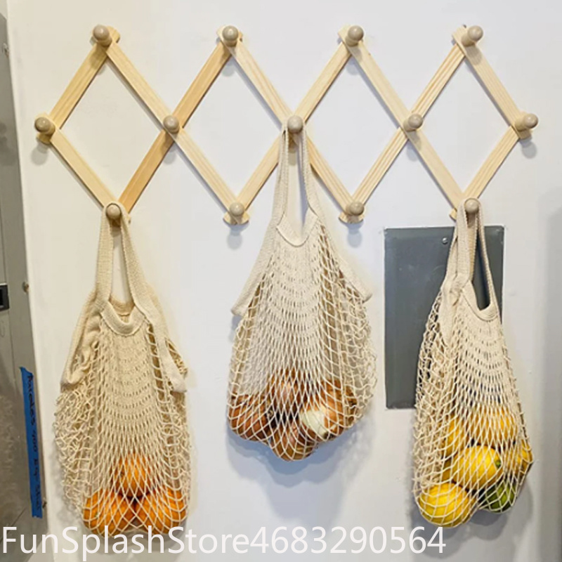Handheld Foldable Cotton Mesh  - Produce Bag Reusable Mesh recension och pris