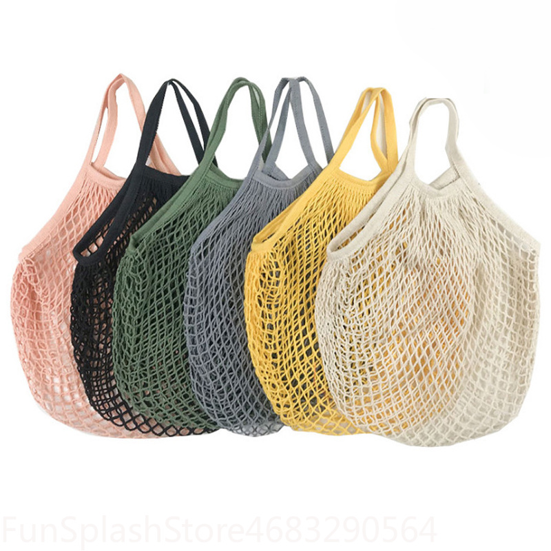Handheld Foldable Cotton Mesh  - Produce Bag Reusable Mesh recension och pris