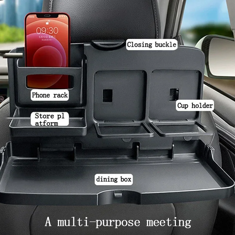 Car Back Seat Foldable Dining  - Food Storage On Table recension och pris