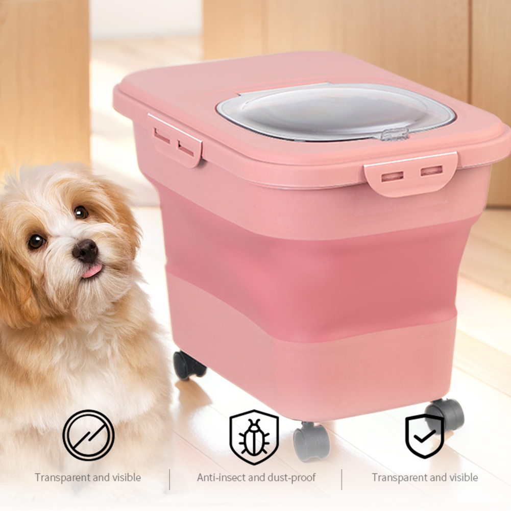 Collapsible Dry Cat Food Box 2 - Food Storage On Table recension och pris