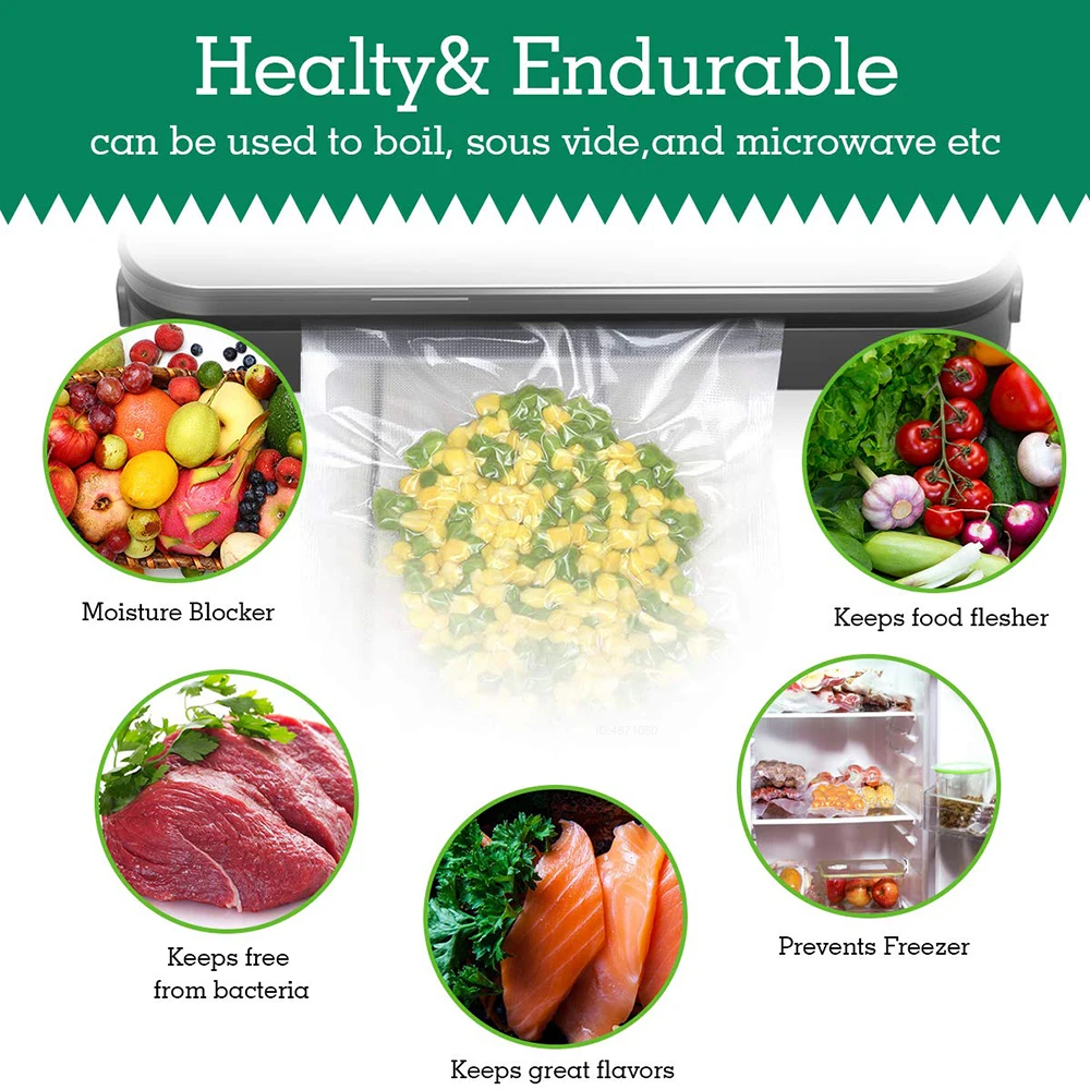 Sous Vide Roll Bags for Vacuum - Food Storage Vacuum Bags recension och pris
