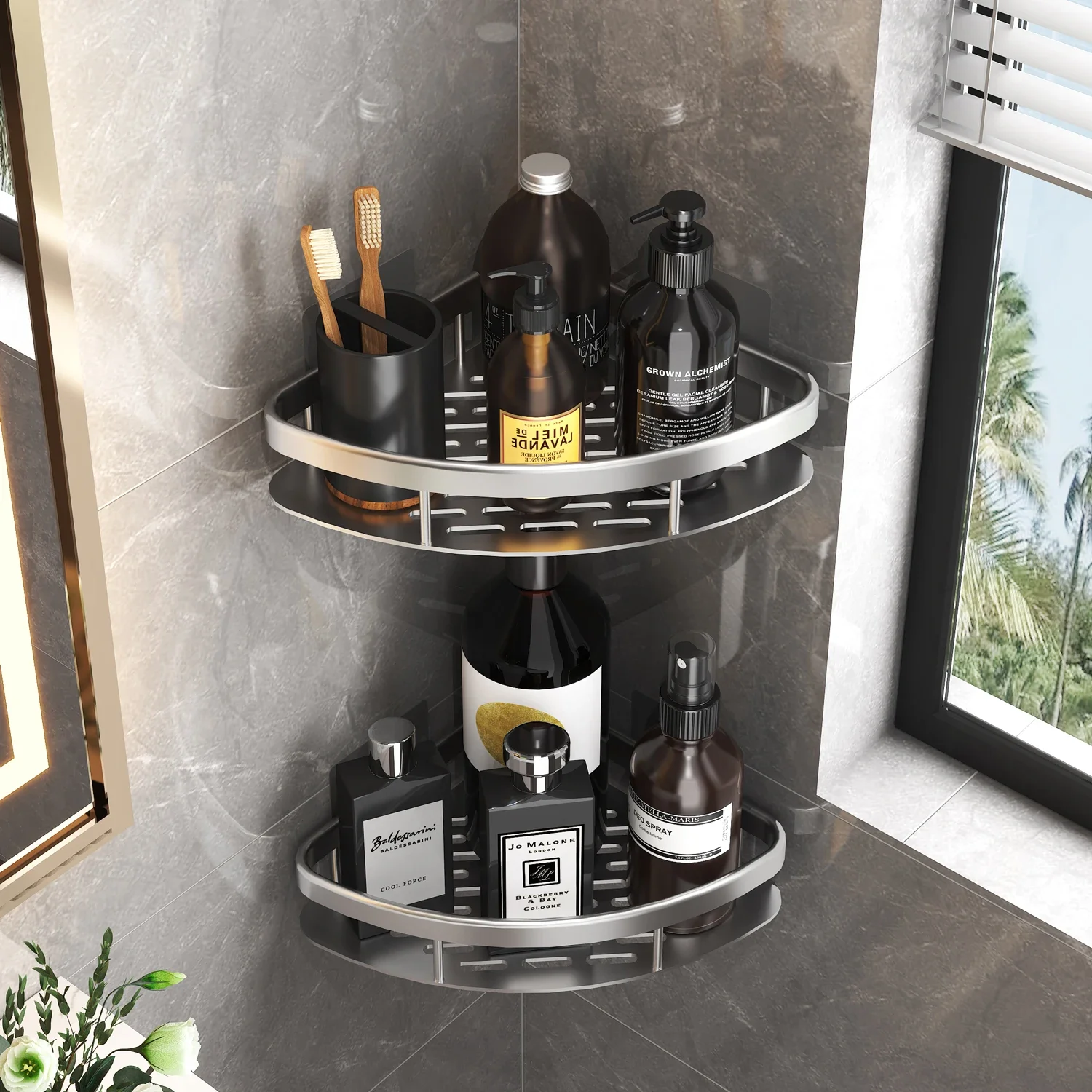 Bathroom Shelf Kitchen Storage - Food Storage Shelving recension och pris