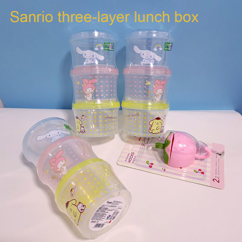 Kitty Bento Box Set 3 Pieces C - Food Storage On Table recension och pris