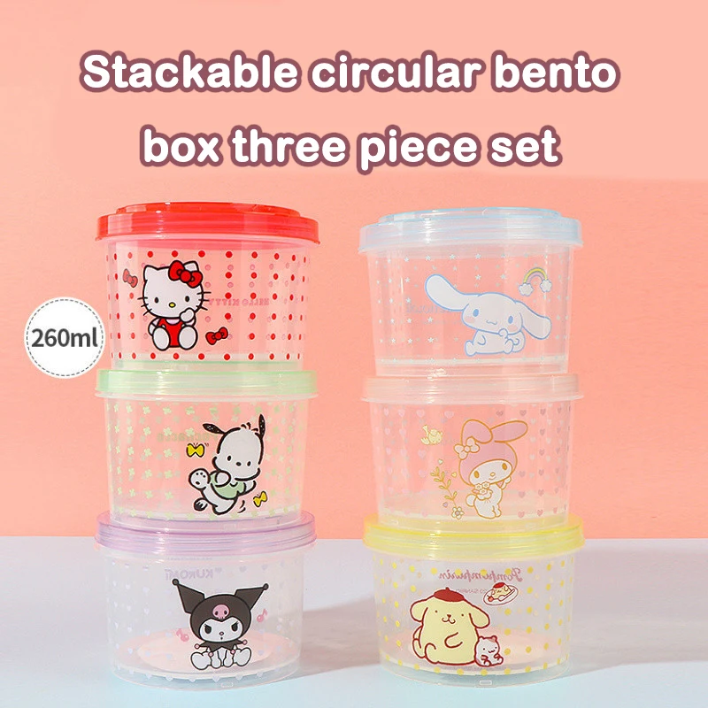 Kitty Bento Box Set 3 Pieces C - Food Storage On Table recension och pris